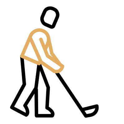 wired outline 1815 golf hover shot